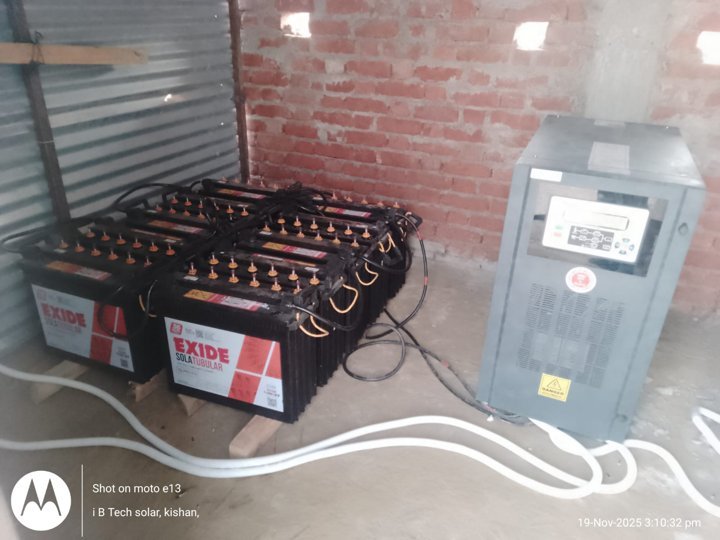 Exide battery bank with power system